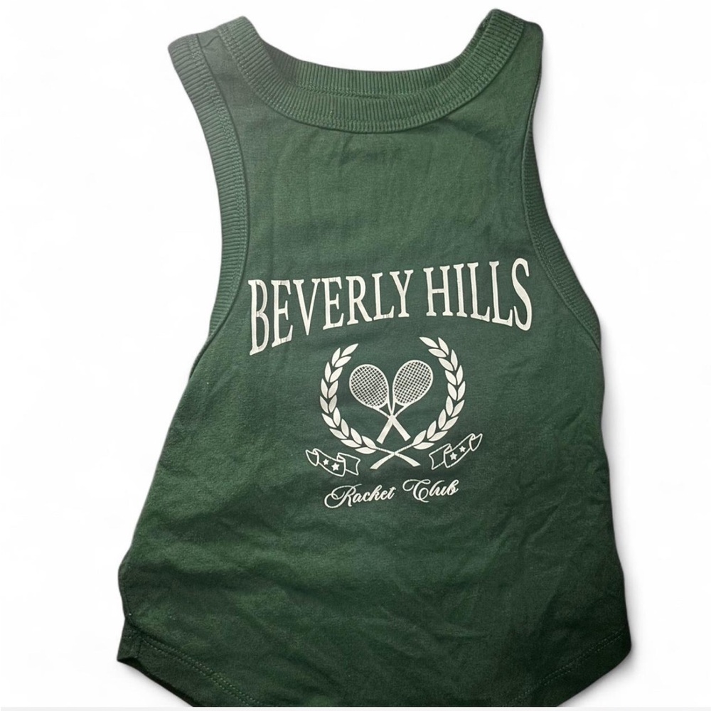Green Beverly Hills Tank Top